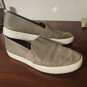 Vince Blair Perforated Leather Slip-On Sneakers – Size 9